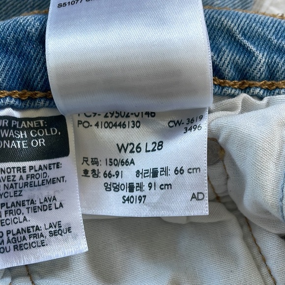 EUC Womens 501 s (skinny) jeans 26W x 28L - Picture 4 of 8